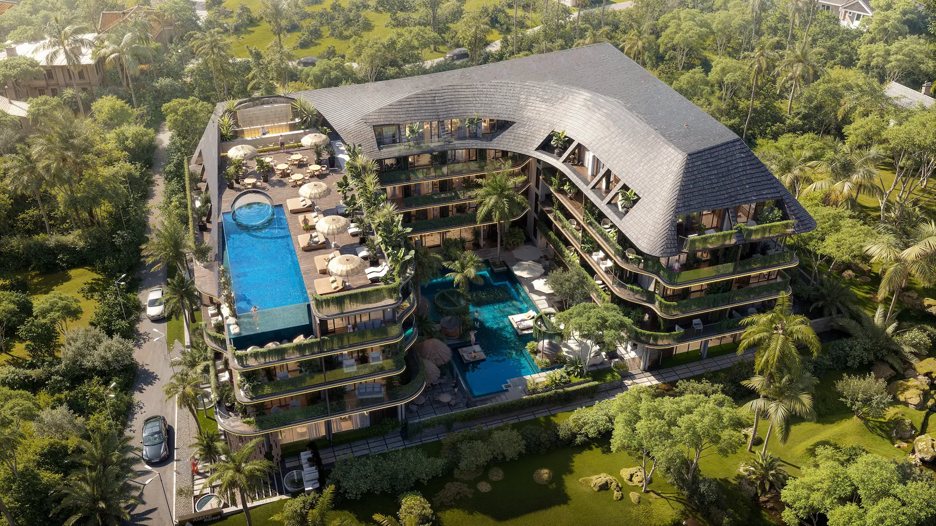 Premium residences near the iconic Melasti Beach in Bali