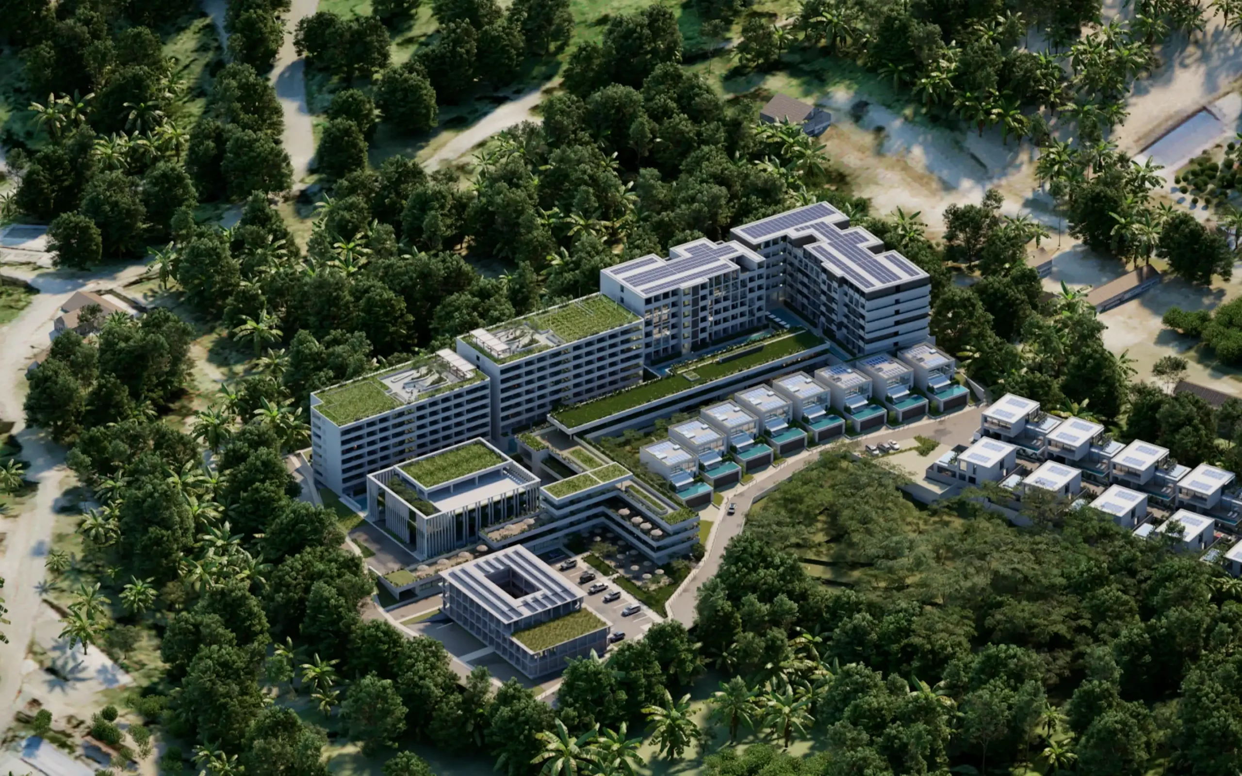 A new-generation mixed-use resort destination featuring residences and commercial spaces