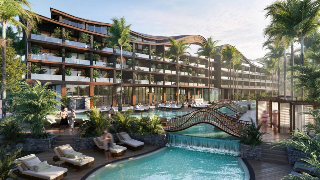 A private resort sanctuary with direct access to the ocean