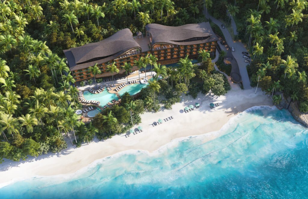 A private resort sanctuary with direct access to the ocean