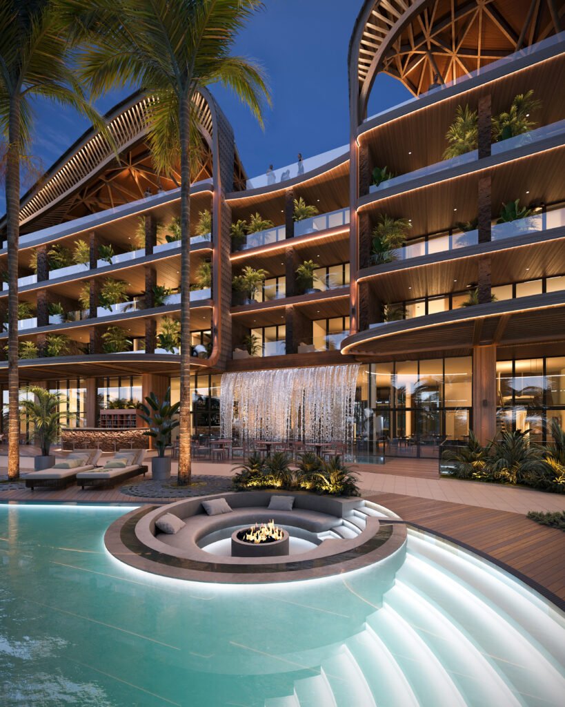 A private resort sanctuary with direct access to the ocean