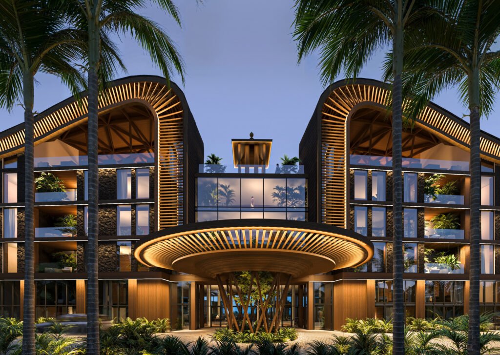 A private resort sanctuary with direct access to the ocean