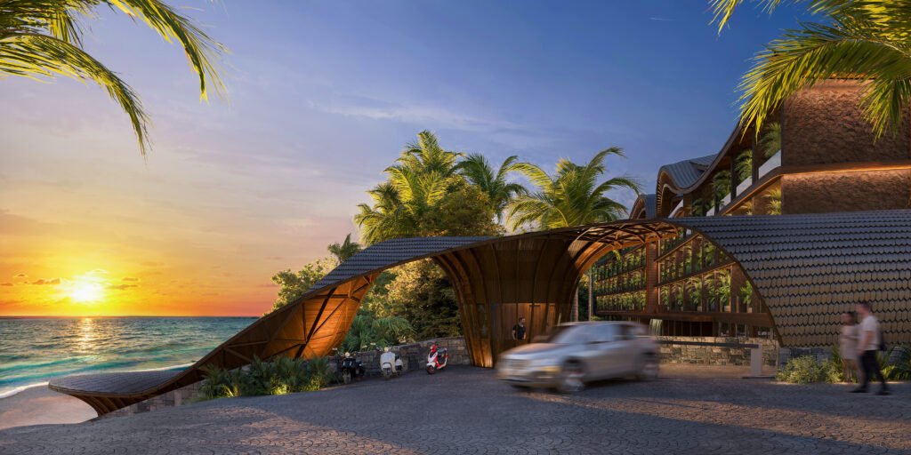 A private resort sanctuary with direct access to the ocean